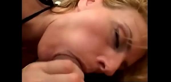  Thirsty MILF moans as she sits on that big cock and taking it deeper and deeper into her ass